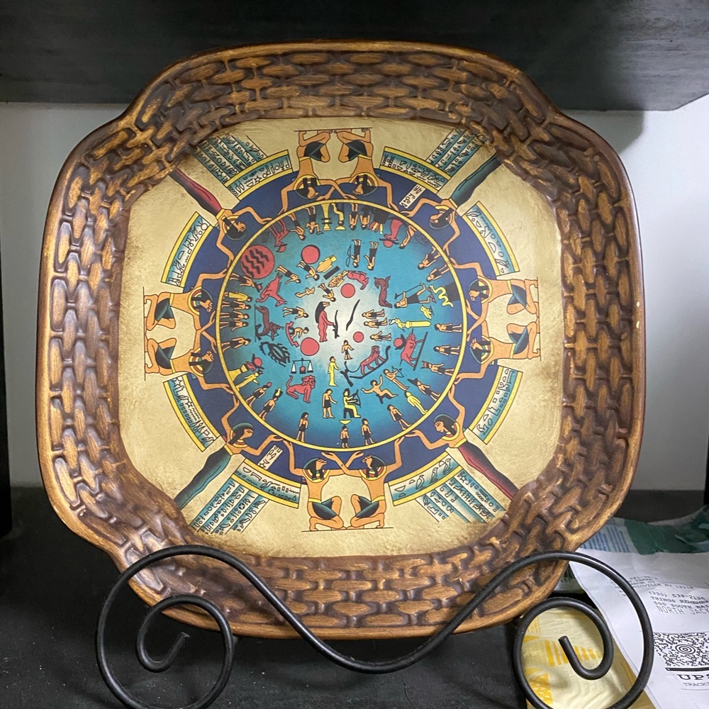 Egyptian decorative plate